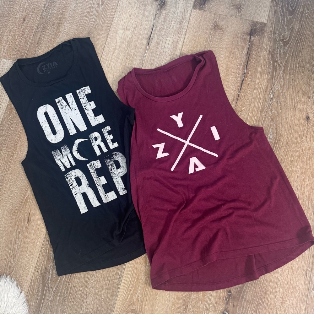FLASH SALE! Zyia workout muscle tanks